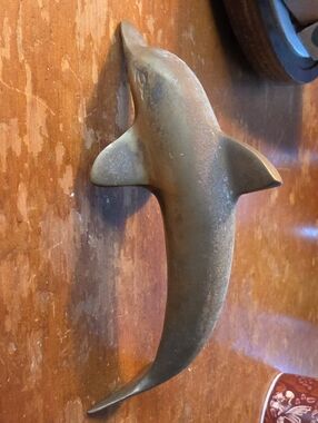 Solid Brass Dolphin